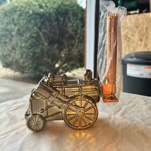 Avon Vintage Golden Rocket 0-2-2 Steam Engine Decanter
